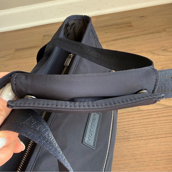 Hunter Navy Blue Nylon Weekender Tote Bag - Picture 7 of 9